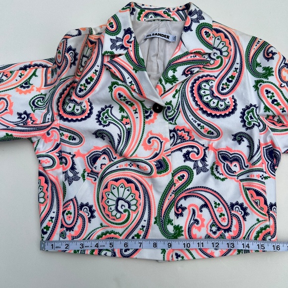 NWT Jil Sander Le Chatelier Paisley print blazer - Picture 15 of 16